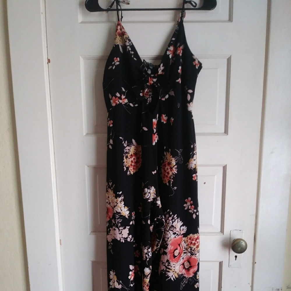 Floral Print Jumpsuit